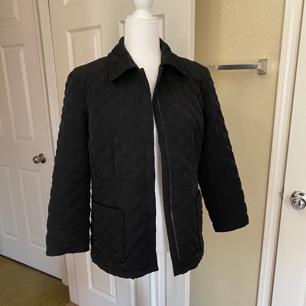 Black Quilted Jacket